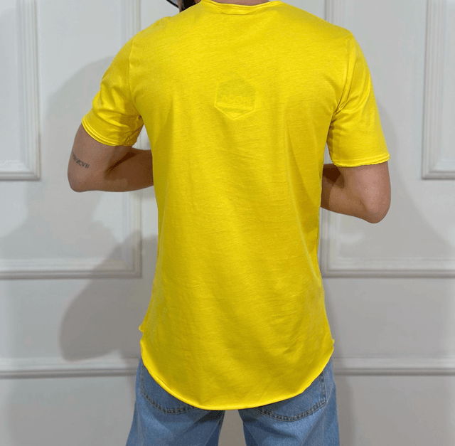 T-SHIRT TINTA UNITA AD-002 CURVED HEM