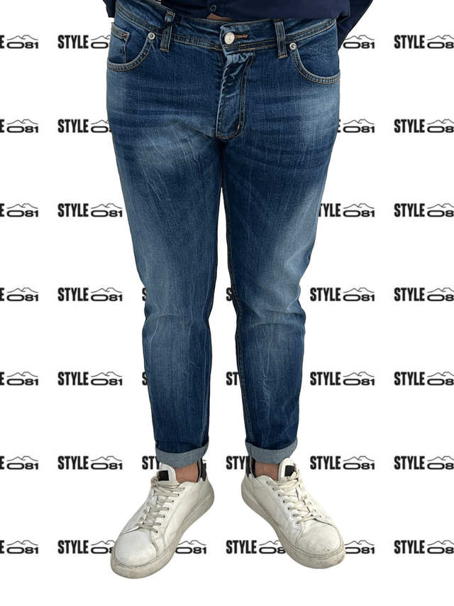 JEANS 6173 AKIRO' SBIANCATO