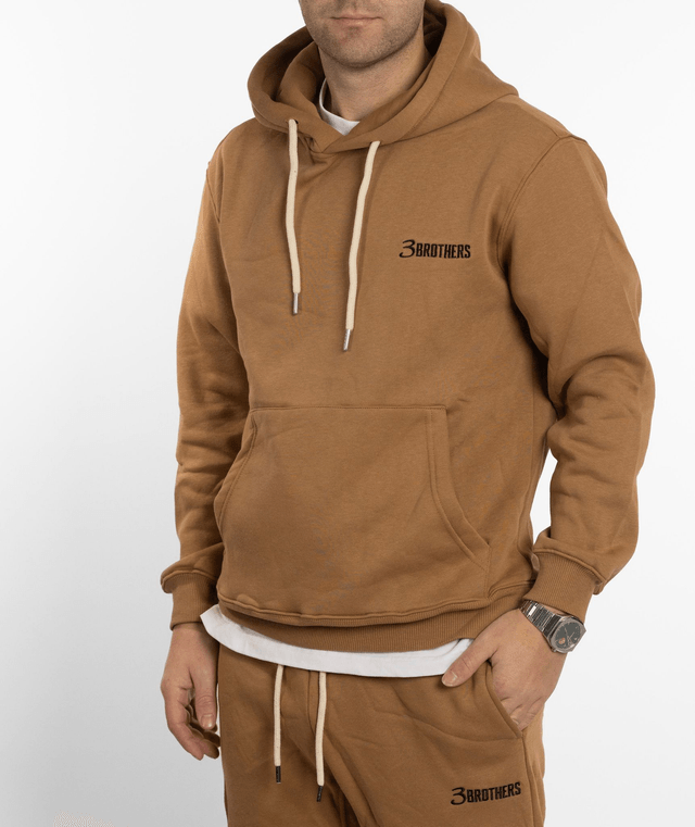 FELPA BASIC CHIUSA CON CAPPUCCIO